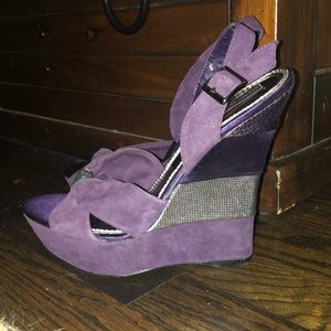 Steven by Steve Madden fancy ankle strap wedges